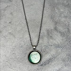 “i love you to the moon and back” necklace